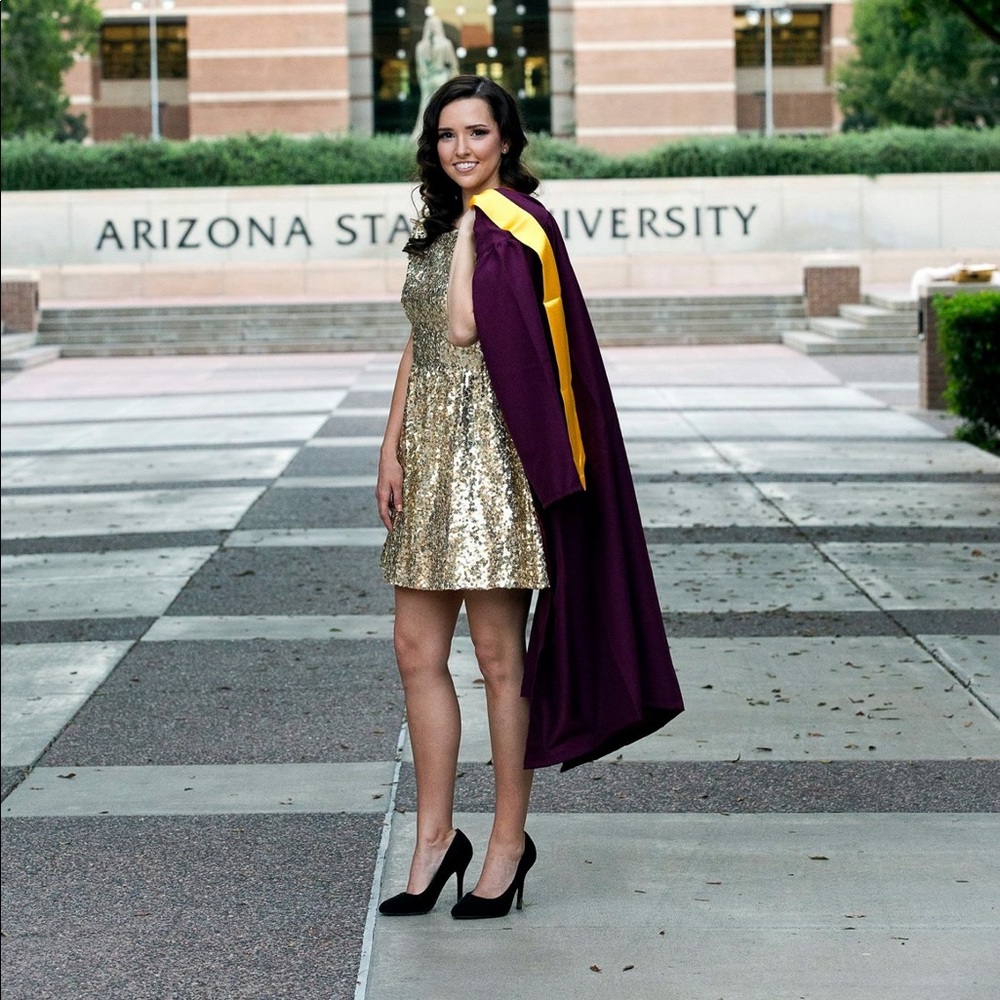 GOLD SEQUIN SKATER DRESS! ⭐️